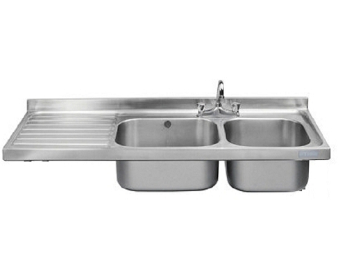 Franke Sissons Catering Sink Only with left hand drainer, 1500x600